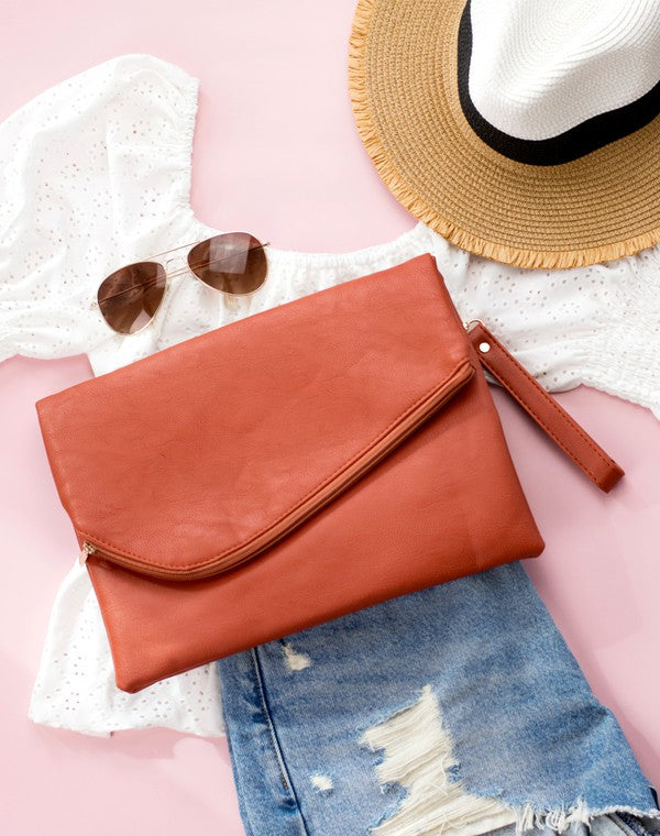 Fold-over Envelope Clutch