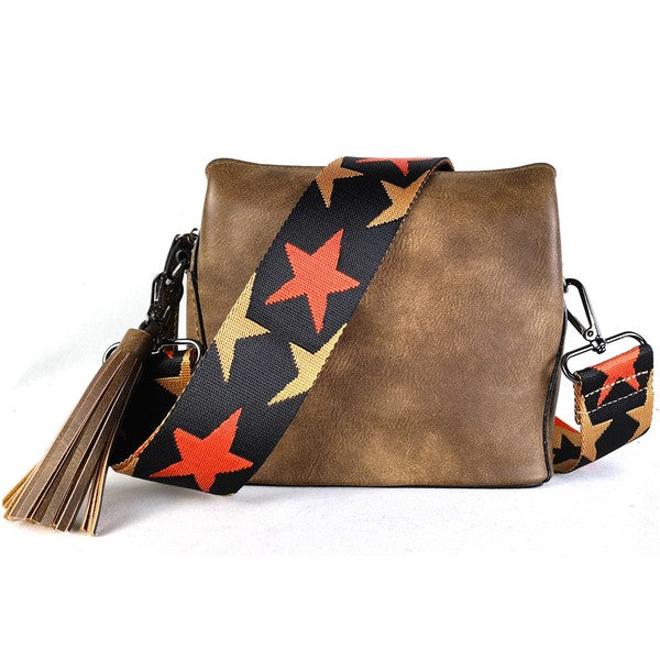 Small Crossbody Purse Shoulder Bag Wide Strap