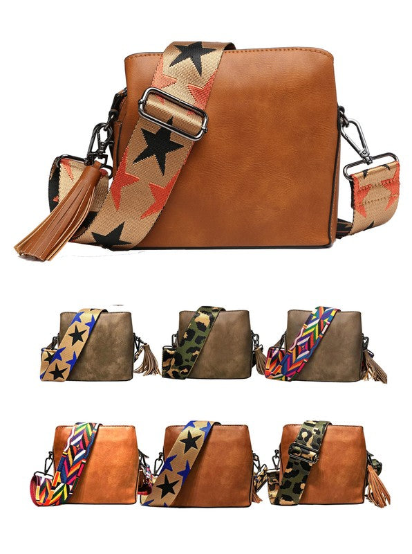 Small Crossbody Purse Shoulder Bag Wide Strap