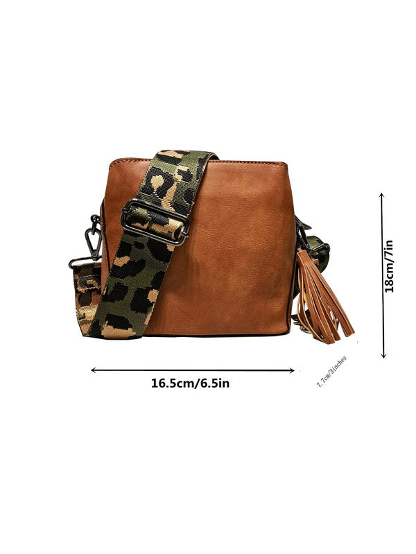 Small Crossbody Purse Shoulder Bag Wide Strap