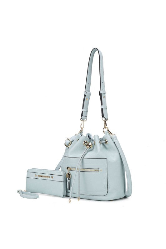 MKF Larissa Bucket Handbag with Wallet by Mia K